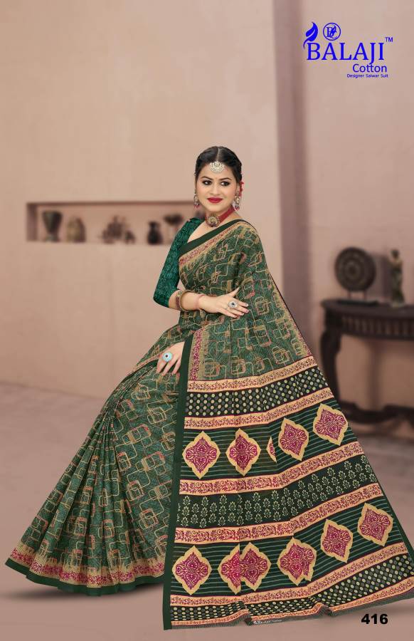 Prime Beauty Queen With B.p Vol-4 By Balaji Khadi Printed Cotton Sarees Wholesale Online